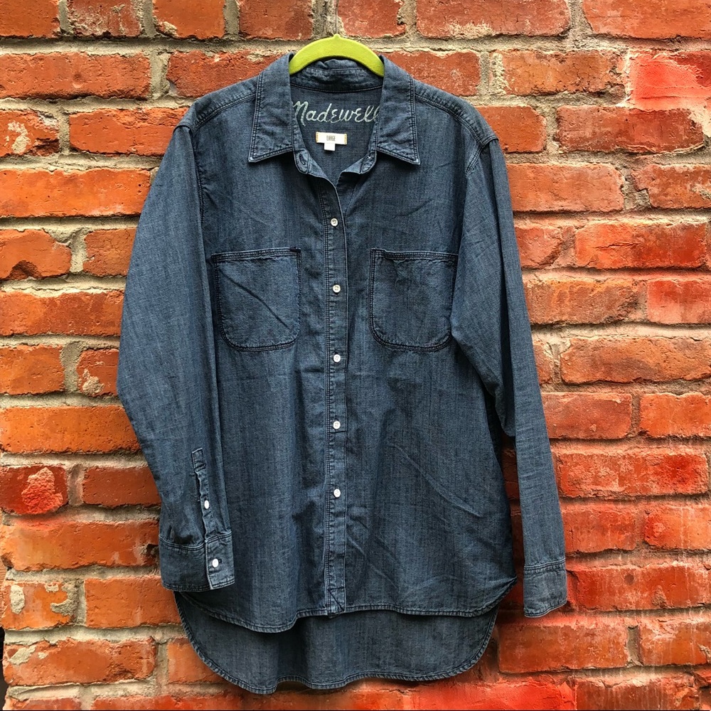 Madewell Chambray Top